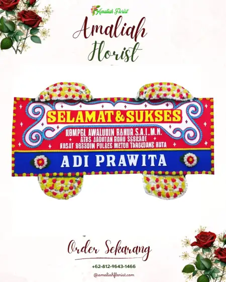 Papan Bunga Ucapan Selamat Baamang