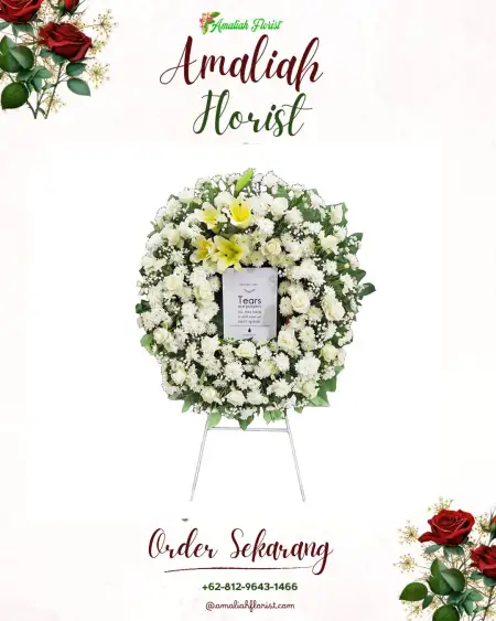 Krans Bunga Duka Baamang